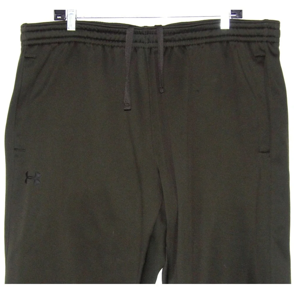 Under Armour Cold Gear Dark Green Fleece Lined Performance Sweatpants Men's XXL